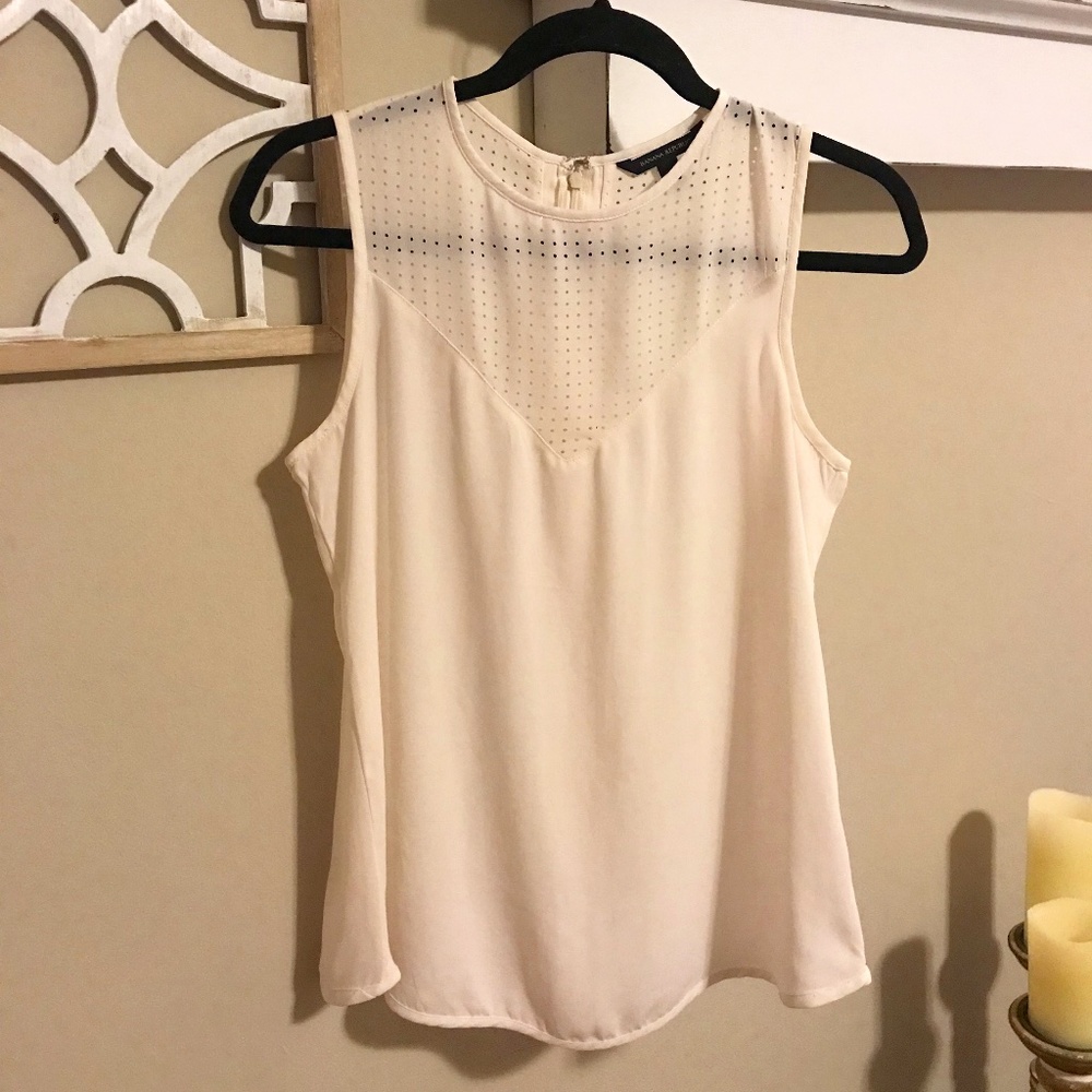 Banana Republic white blouse